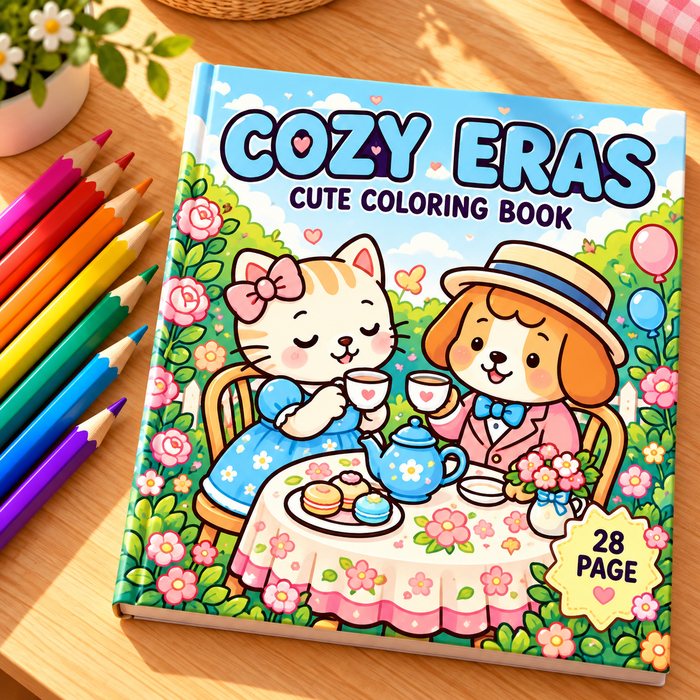 Cahier de Coloriage Créatif 28 Pages